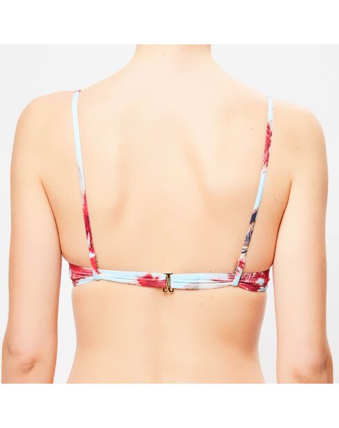 Fleur de Plume badpaktop met turkooisprint