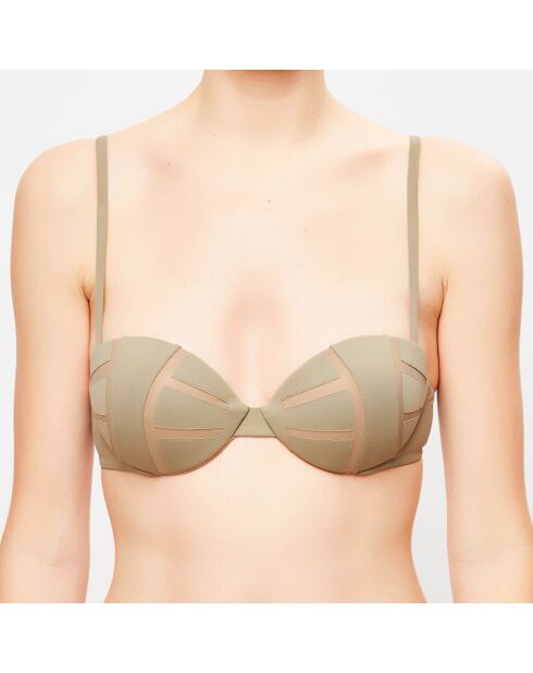 Haut de maillot Dunes taupe