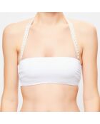 Top bandeau Luxury Chain blanc/doré