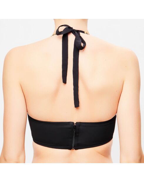 Luxury Chain zwarte top met hoofdband