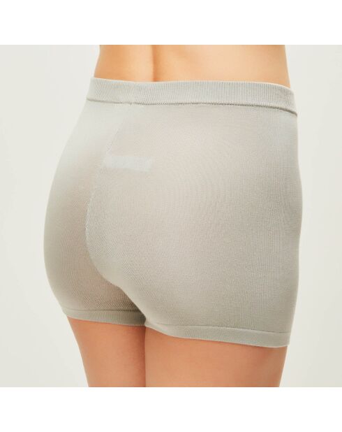 Short New Silk Soul en Soie mélangée gris clair