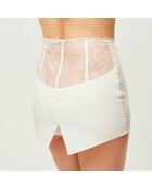 Short en Soie mélangée Elements blanc/doré