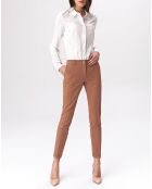 Pantalon Ella caramel