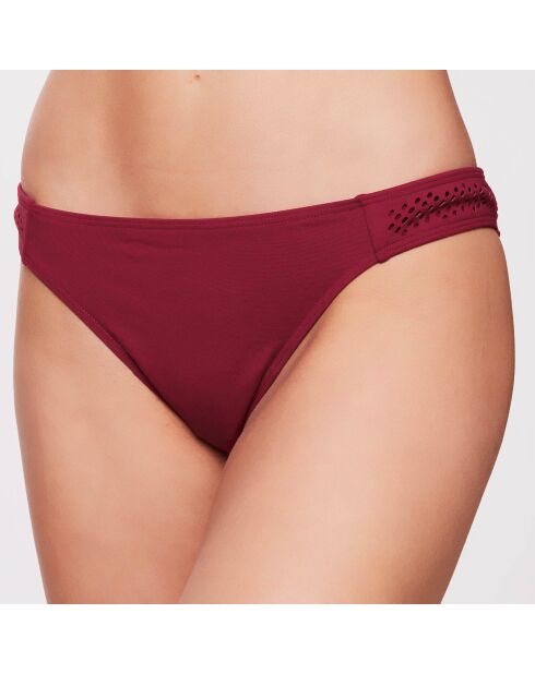 Bas de maillot Lison rubis