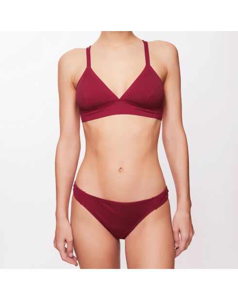 Bas de maillot Lison rubis