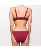 Bas de maillot Lison rubis