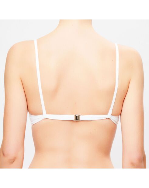 Wit/ivoorkleurige Dunes bikinitop