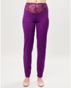 Pantalon en Soie mélangée Elements violet