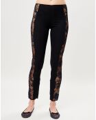 Pantalon en Soie mélangée Desert Rose noir