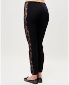 Pantalon en Soie mélangée Desert Rose noir