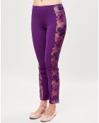 Pantalon en Soie mélangée Desert Rose violet