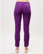 Pantalon en Soie mélangée Desert Rose violet