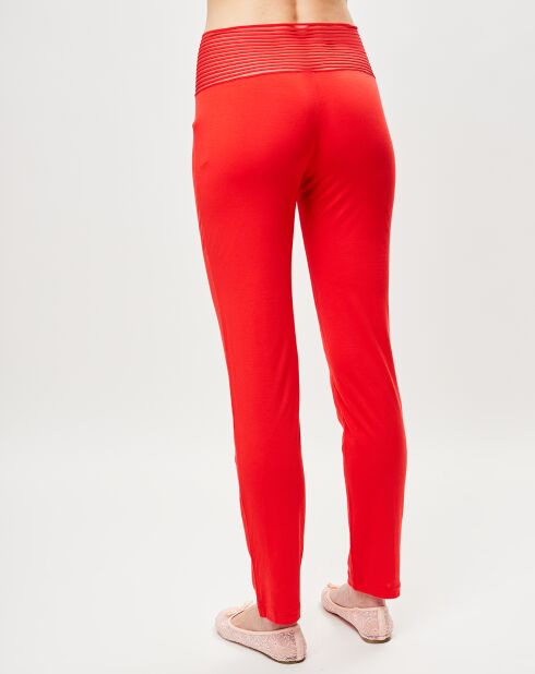 Pantalon Garnet rouge