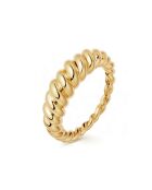 Anillo Michelle de latón dorado