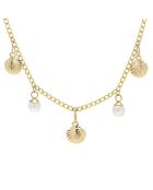 Collana Carmen in ottone dorato