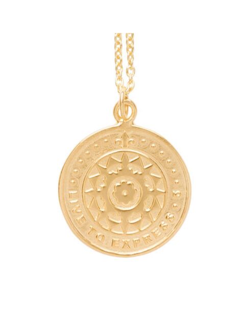 Collier Marianne en laiton doré