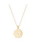 Collier Paola en laiton doré & zircon