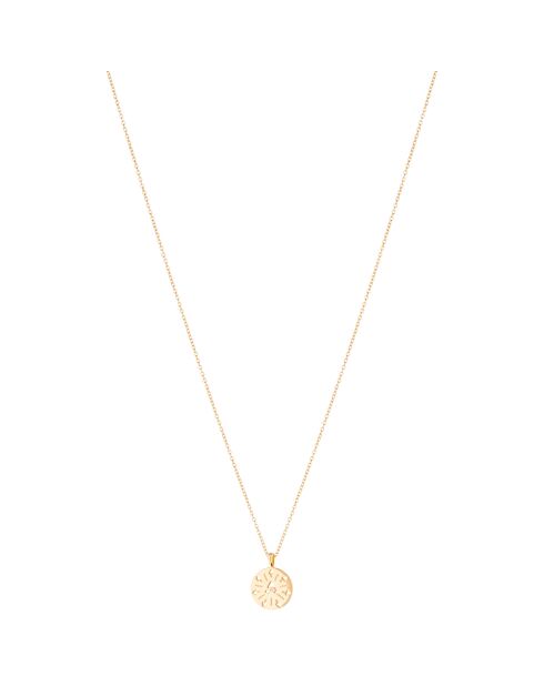 Collier Paola en laiton doré & zircon