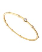 Melissa-armband in goud, messing en zirkonen