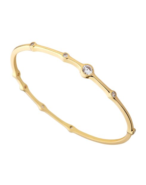 Melissa-armband in goud, messing en zirkonen