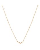 Collier Soline en laiton doré & zircons multicolores