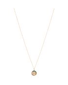 Collier Jade en laiton doré & zircons multicolores