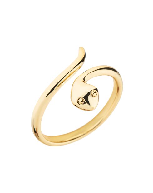 Rosa verstelbare ring in goudmessing