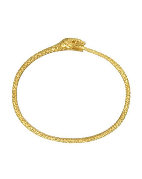Pulsera Fanny de latón dorado