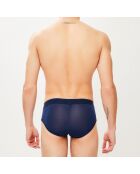 Slip taille basse Elegance bleu marine