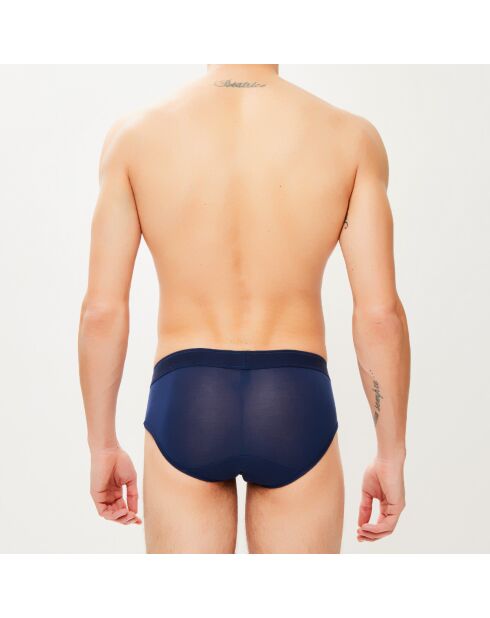 Slip taille basse Elegance bleu marine