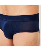 Slip taille basse Elegance bleu marine