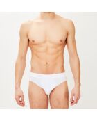 Slip taille basse Skin blanc