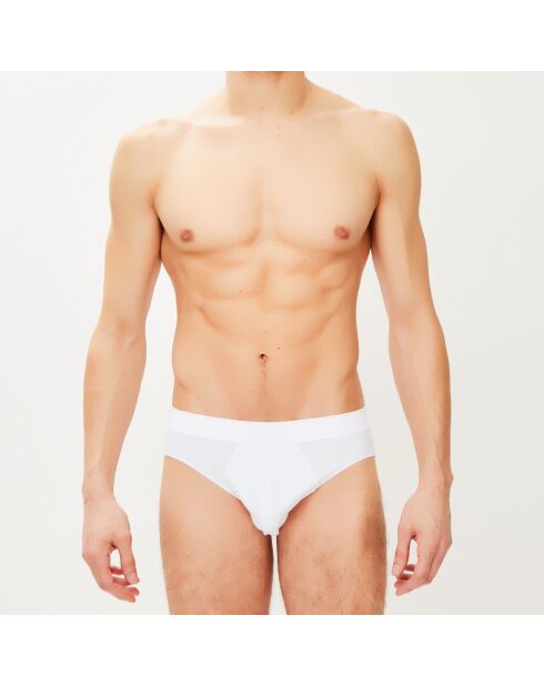 Slip taille basse Skin blanc