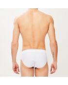 Slip taille basse Skin blanc