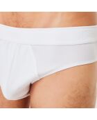 Slip taille basse Skin blanc