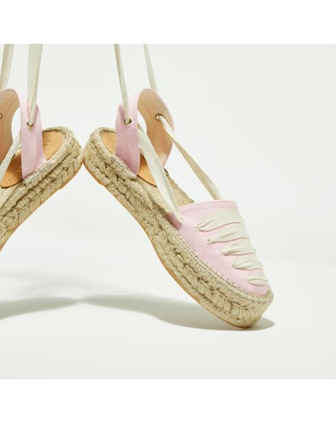 Espadrilles en Textile roses