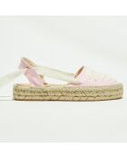 Espadrilles en Textile roses