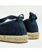 Espadrilles en Textile denim foncé