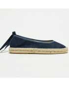 Espadrilles en Textile denim foncé