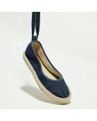 Espadrilles en Textile denim foncé