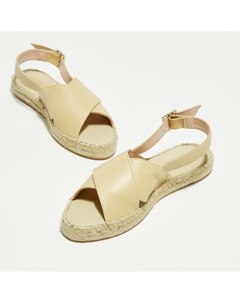Sandales en Cuir naturel