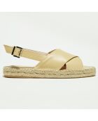 Sandales en Cuir naturel