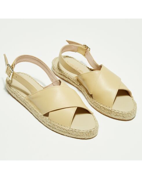 Sandales en Cuir naturel