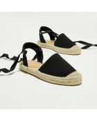 Espadrilles en Textile noires