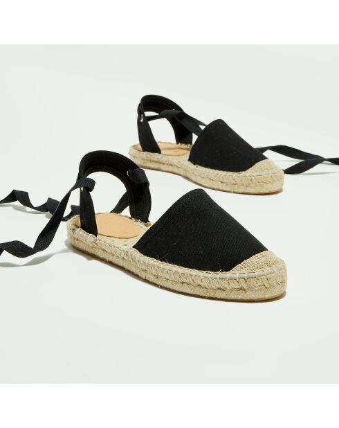 Espadrilles en Textile noires