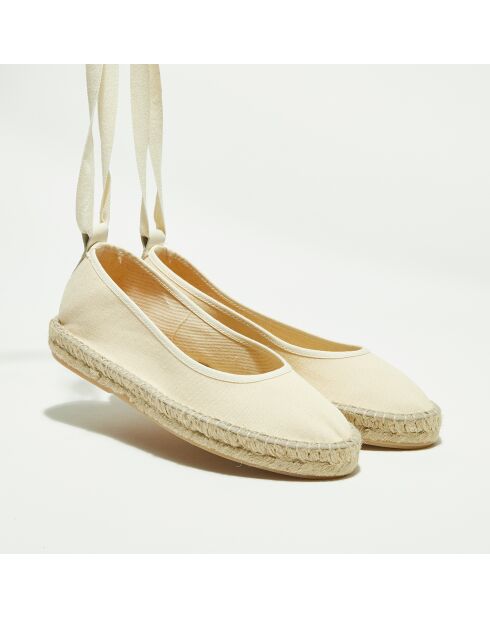 Espadrilles en Textile écrues