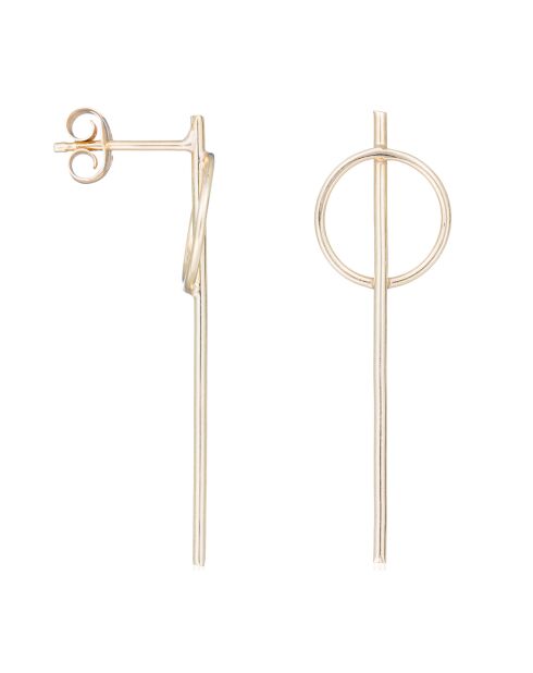 Boucles d'oreilles Epées or jaune