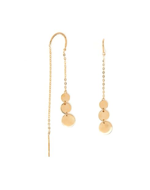 Boucles d'oreilles Jolie Tombée or jaune