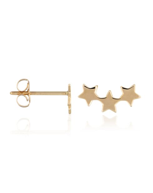 Boucles d'oreilles Andromède or jaune