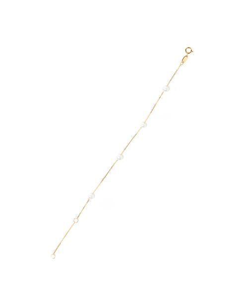 Fijne geelgouden armband